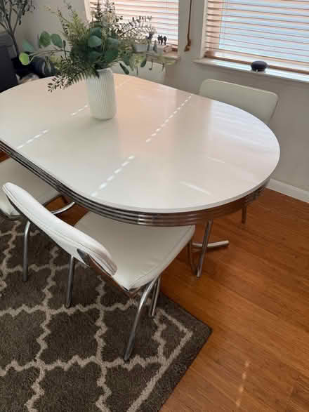 Photo of free Dining table set with chairs (East Palo Alto) #2