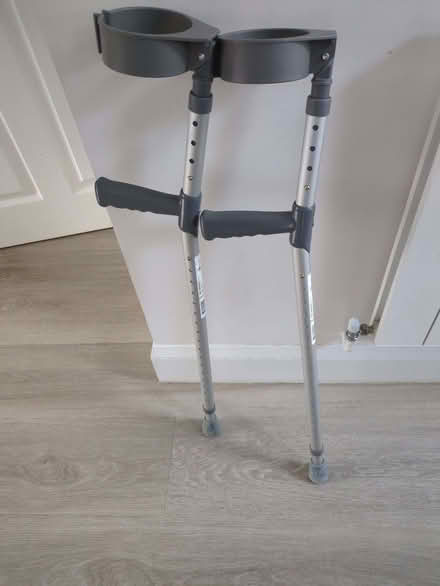 Photo of free Pair of standard NHS crutches (Cam GL11) #1