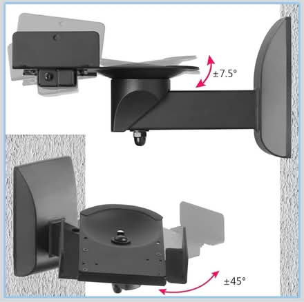 Photo of free A pair of speaker wall mounts (Lambs Green RH12) #1