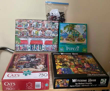 Photo of free Lot of 5 Puzzles (Bloor/ The West Mall) #1