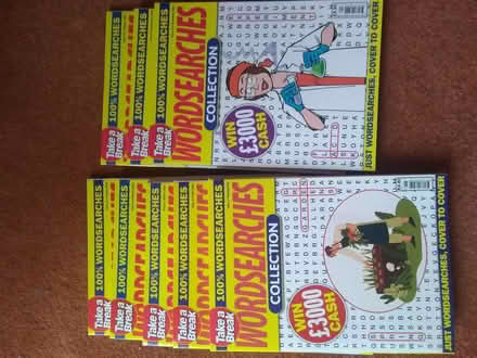 Photo of free 8 x Wordsearch puzzle books (Runwell SS11) #1