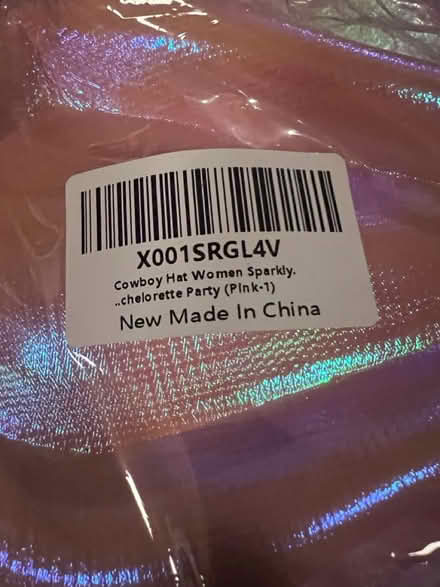 Photo of free Adult pink sparkly cowboy hat (Lambs Green RH12) #2