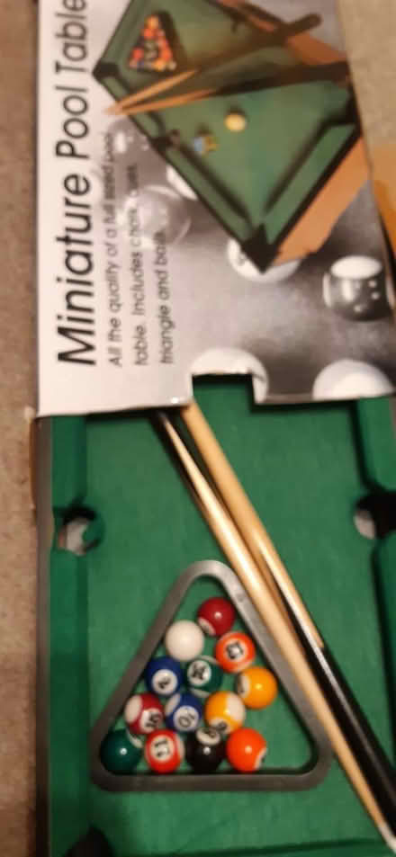 Photo of free Mini pool table (Aldingbourne PO20) #1
