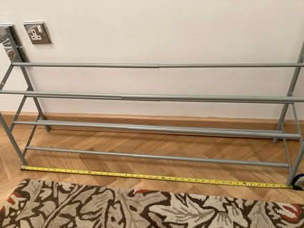 Photo of free Metal expanding shoe rack (South Ockendon RM15) #2
