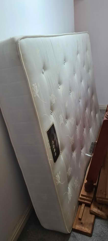 Photo of free King Wooden Bed Frame(+ Mattress) (Great Barr B42) #4