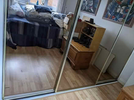 Photo of free Mirrored Wardrobe Sliding Doors (Willen MK15) #1