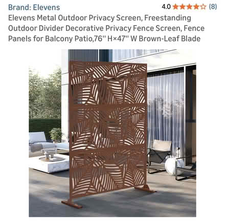 Photo of free Freestanding outdoor privacy screen (34683) #1