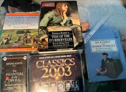 Photo of free Audiobooks on cassette, Watership Down, plus 2 others (CT4) #1