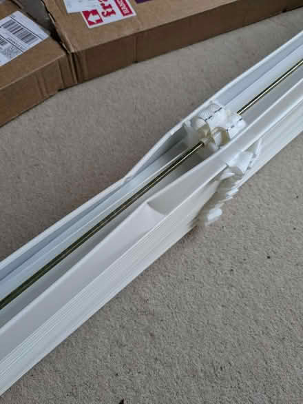 Photo of free White slatted blinds (Botley, OX2) #2