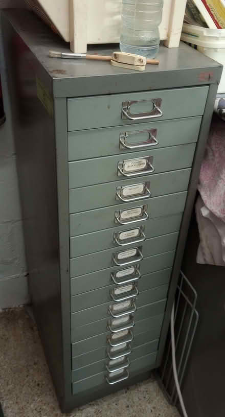 Photo of 15 drawer metal cabinet (Hook Heath GU22) #1