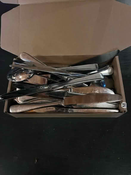 Photo of free A mixed box of cutlery (Lambs Green RH12) #2