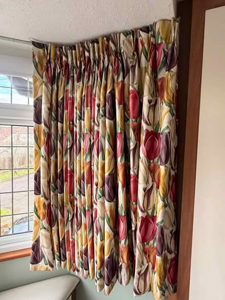 Photo of free Sanderson Early Tulips Design Curtains (Banstead SM7) #4