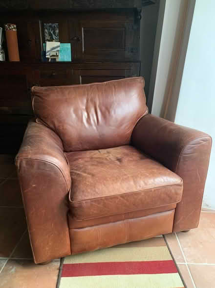 Photo of free Leather armchair (Threlkeld CA11) #1