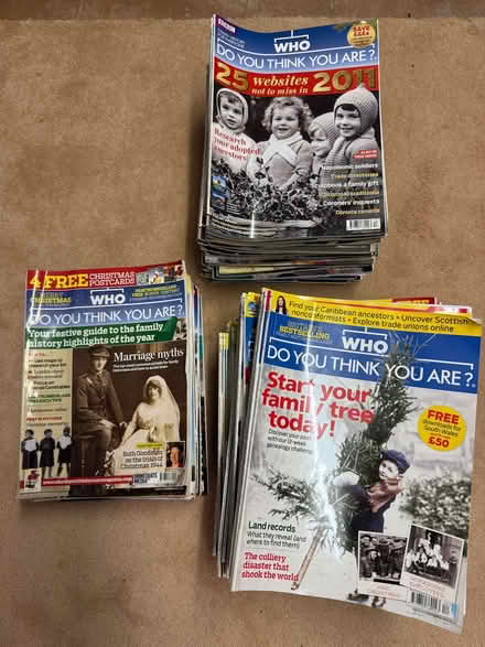 Photo of free Who do you think you are magazines (Hornchurch RM11) #1
