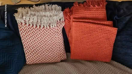 Photo of free Foldable Storage Cube and two Throws. (Foxwood YO24) #3