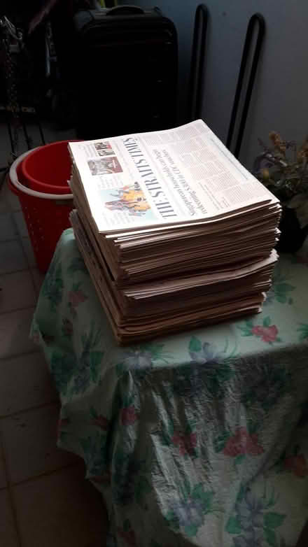 Photo of free Stack of Newspapers (Queenstown, near MRT) #1