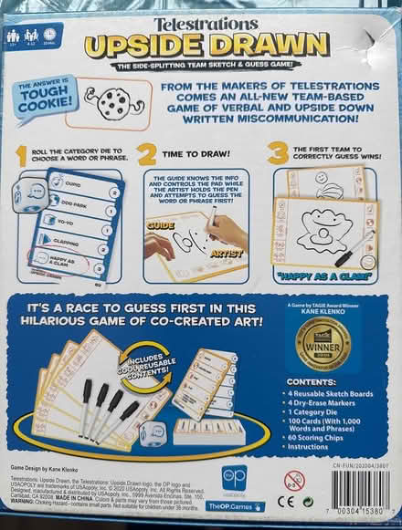 Photo of free Board game Upside Drawn (Uplands / Paul Anka) #4