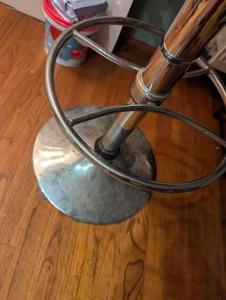 Photo of free Black Leather Bar Stool (Gleadless S12) #3