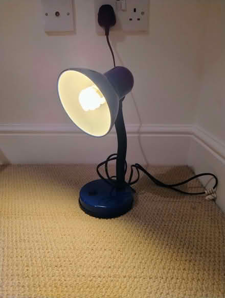 Photo of free Blue desk lamp (Top Amersham HP6) #2