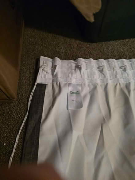 Photo of free Pair of black curtains (Swindon Village GL51) #3