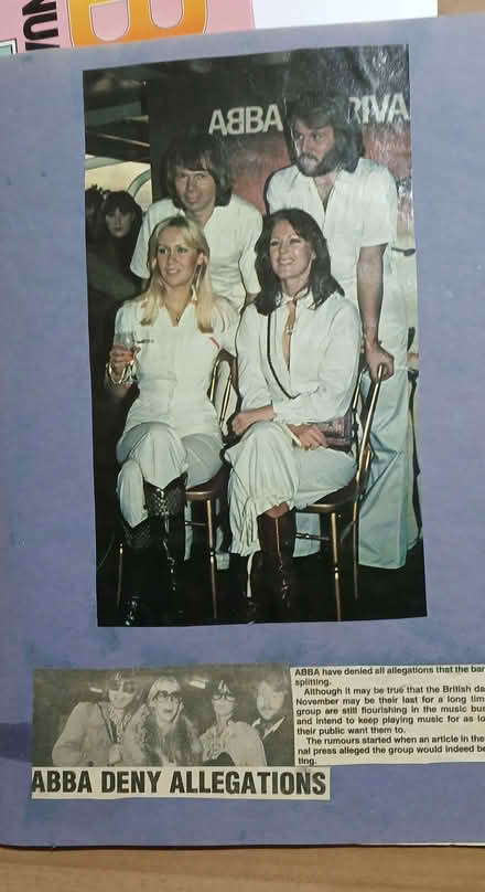 Photo of free ABBA Annual 1978 and scrapbook (Drayton PO6) #4