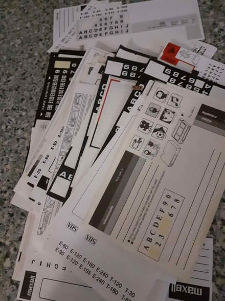 Photo of free Sticky labels (Letters & numbers) (Southport PR8) #2