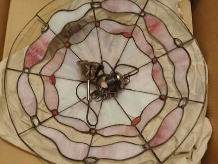 Photo of free Tiffany-style large ceiling light (Kentwood RG30) #1