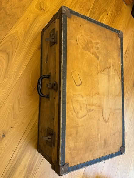 Photo of free Wooden Suitcase (West Hill) #1