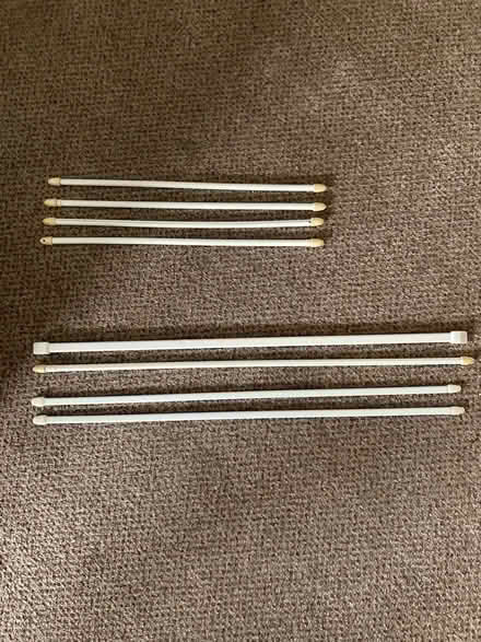 Photo of free White Curtain poles (Cliffe, Rochester ME3 7QL) #1