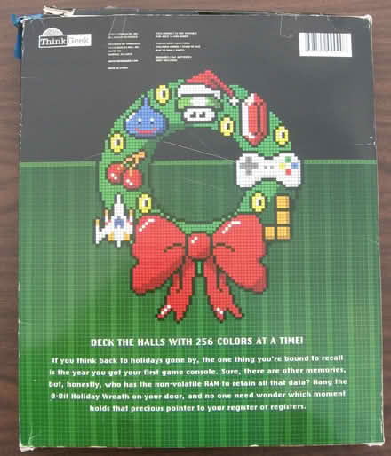 Photo of free ThinkGeek 8 bit holiday wreath (castro valley) #2