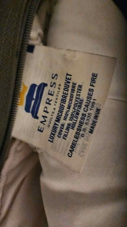Photo of free King size duvet (Swindon SN1) #2