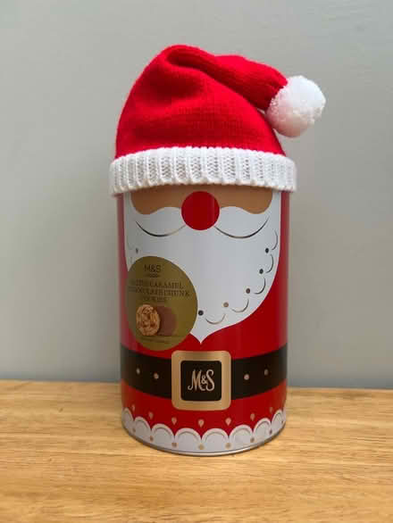 Photo of free Santa hat biscuit tin (Harrogate HG2) #1