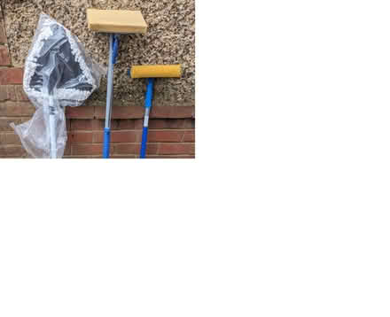 Photo of free 3 x Cleaning Items - DryFloor Mop, Wet sponge Mop, Window Mo (IP3) #2