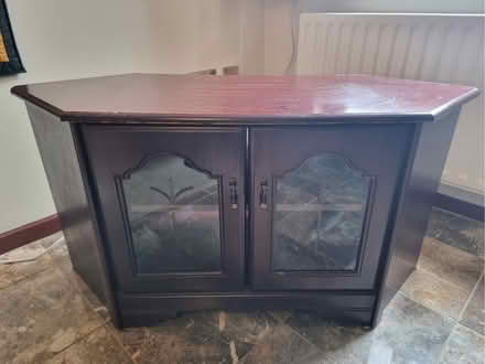 Photo of free Corner tv stand with storage (Stenson Fields CP DE24) #2