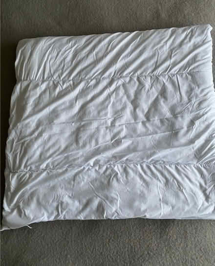 Photo of free Double duvet 10.5 tog and pillow (Peachcroft OX14) #1