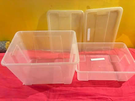 Photo of free Ikea plastic SAMLA storage boxes (Lower Manhattan) #1