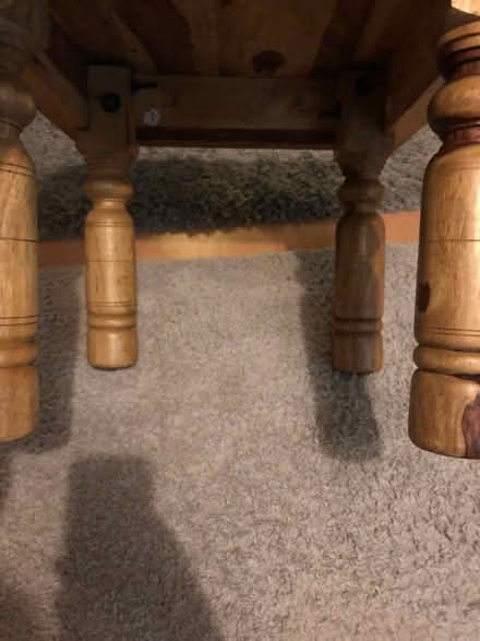 Photo of free Mexican solid pine heavy side table (Ellesmere SY12) #2