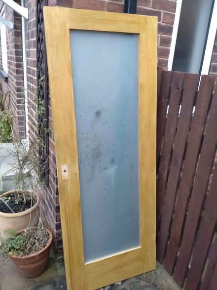 Photo of free Oak Glazed internal door 30 inch (Cookridge LS16) #1