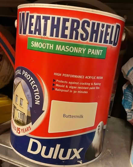 Photo of free Dulux Weathershield Buttermilk 5l (Chelmsford CM3) #1