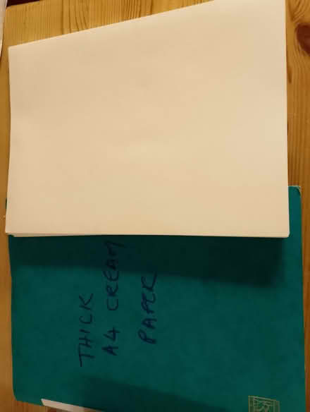 Photo of free A4 cream paper - thicker than normal (CO11) #1