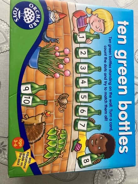 Photo of free Ten Green Bottles (Orchard toys) (Harworth DN11) #1