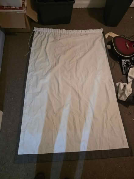 Photo of free Pair of black curtains (Swindon Village GL51) #2