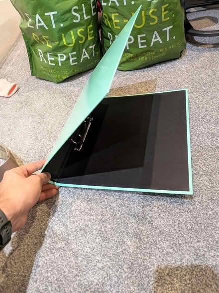 Photo of free Green/Black Binder (N15) #1