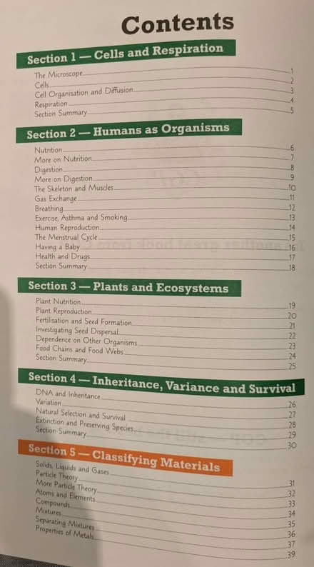 Photo of free CGP KS3 Study Guide (Clewer Green SL4) #2