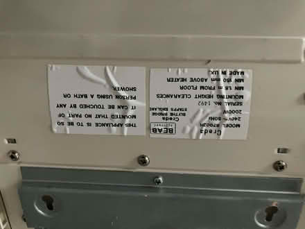 Photo of free Downward fan heater (West Marina TN38) #2