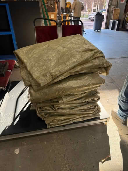 Photo of free Gossamer Fabric - large tubes (Tulane University) #1