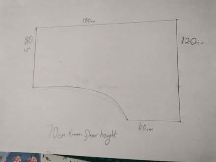 Photo of free Large Self Assembly Computer Desk (Heyhouses FY8) #1