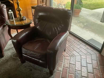 Photo of free Leather recliner (West by golf course) #1