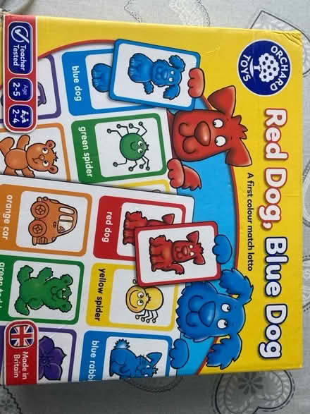 Photo of free Red Dog Blue Dog (Orchard Toys) Kiddies game. (Harworth DN11) #1