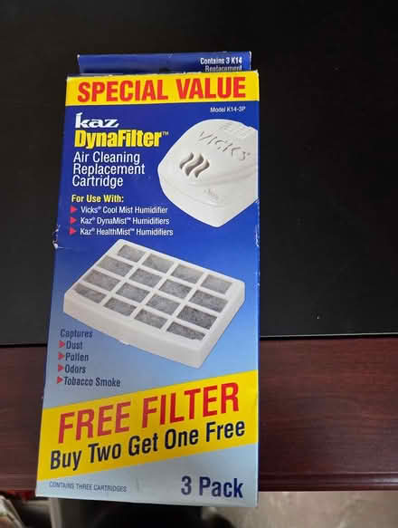 Photo of free 3 New Refills for Mist Humidifier (Marlboro) #1